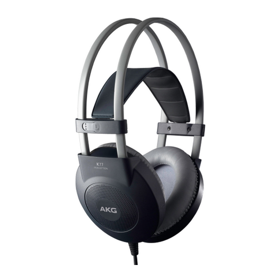 AKG Wireless Headphone K77 Parts List
