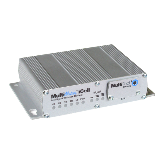 Multitech MultiModem iCell User Manual