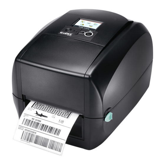 Godex RT700i SERIES User Manual