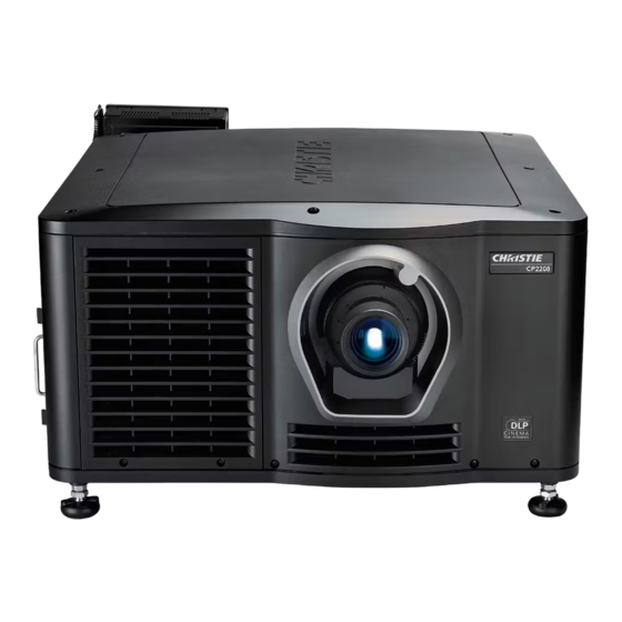 Christie CP2208 Installation And Setup Manual
