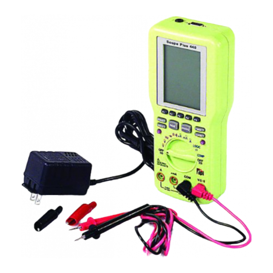 User Manuals: TPI Scope Plus Handheld Oscilloscope