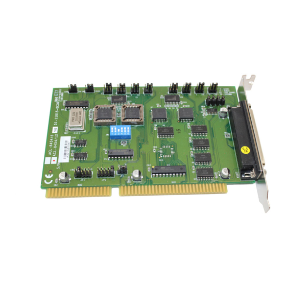 ADLINK Technology NuDAQ ACL-8454 User Manual