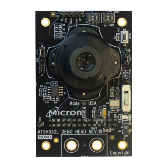 ON Semiconductor MT9V032C12STMH-GEVB User Manual