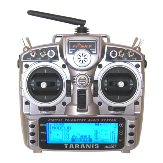 FrSky Taranis X9D Plus Manual
