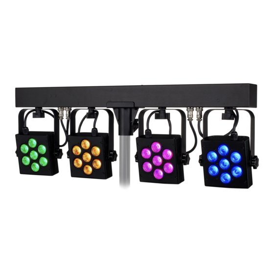 thomann STAIRVILLE CLB4 RGB Compact LED Bar 4 Manuals