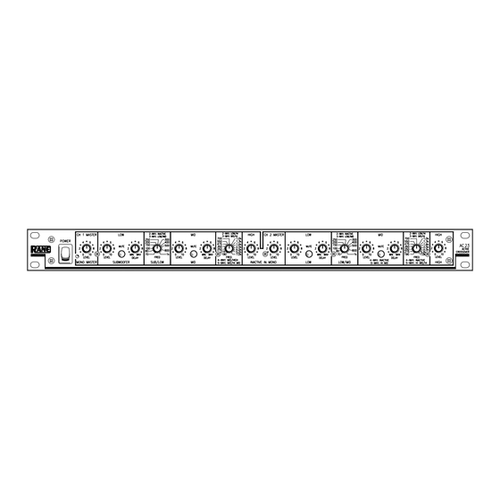 Rane AC 23 Datasheet