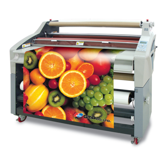 User Manuals: GMP EXCELMASTER-1600 Format Laminator
