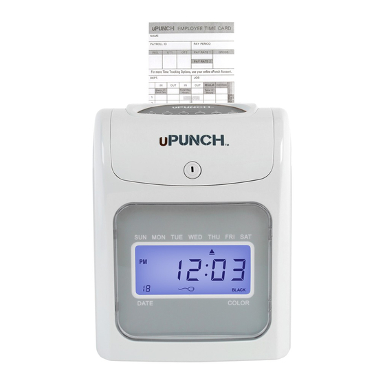 uPunch HN2000 Product Manual