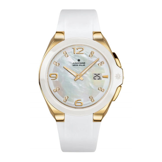 Junghans J615.74 Instructions For Use Manual