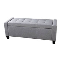 Gfw VERONA OTTOMAN STORAGE BENCH Assembly Instructions Manual