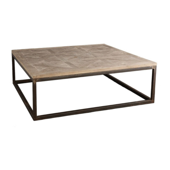 BROSA Vermont Square Coffee Table Assembly Manual