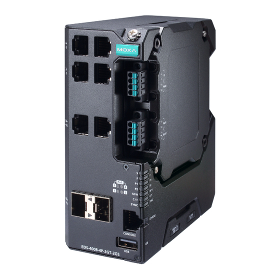 Moxa Technologies EtherDevice EDS-4008 Series Quick Installation Manual