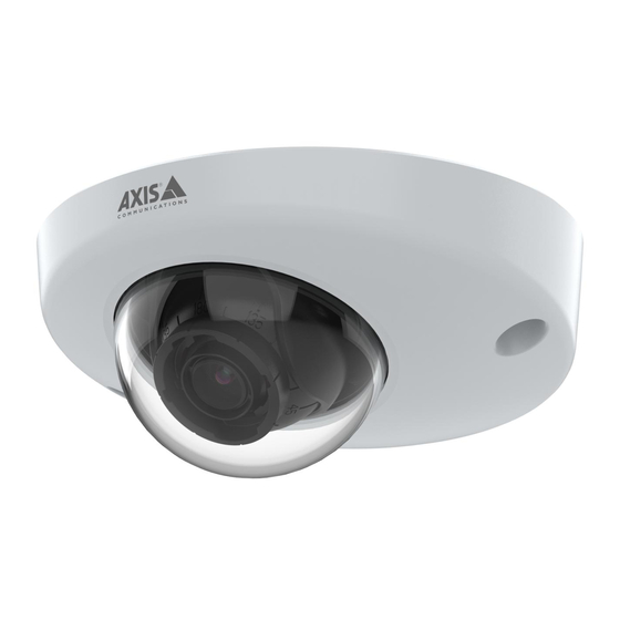 Axis P3905-R Mk III User Manual