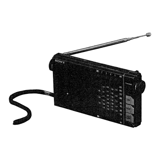 Sony ICR-4800 Service Manual