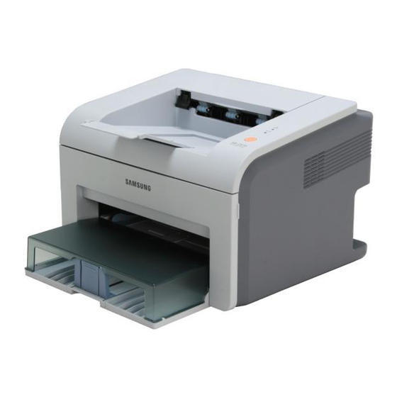 Samsung ML 2510 - B/W Laser Printer User Manual