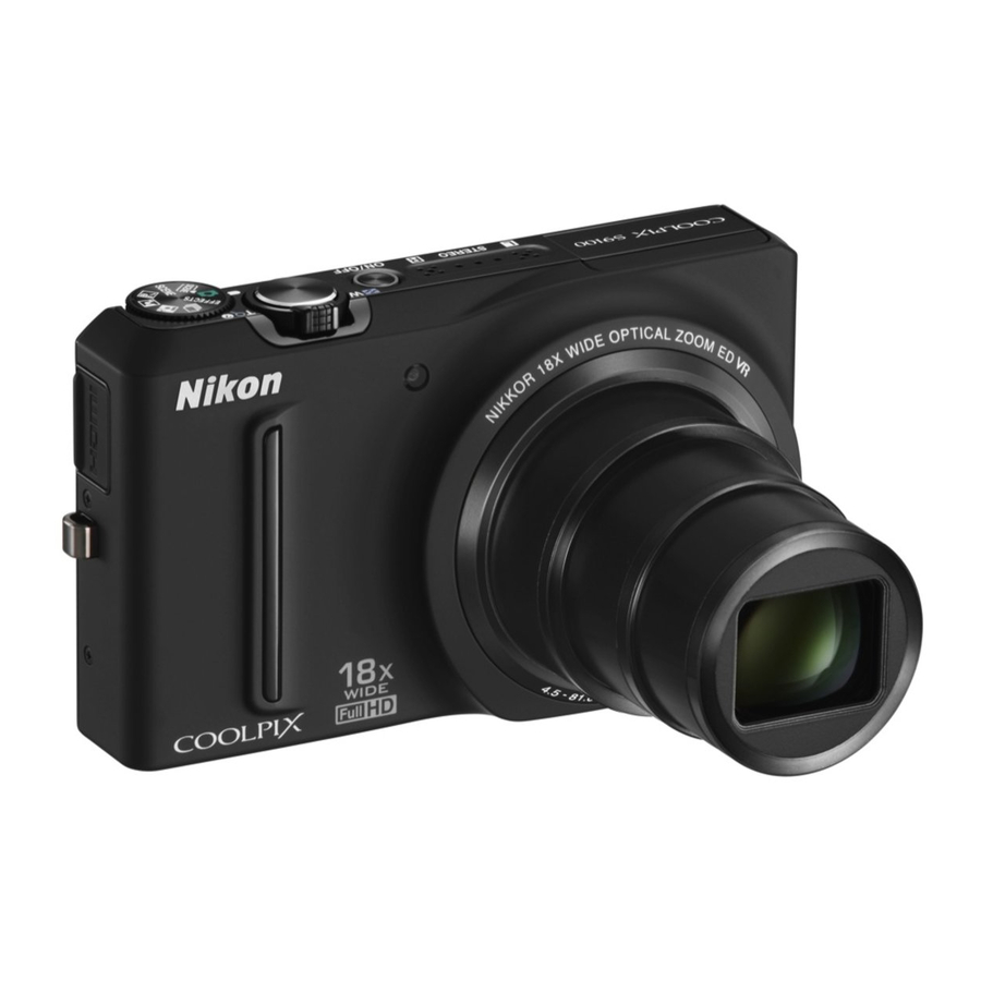 Nikon COOLPIX S9100 User Manual