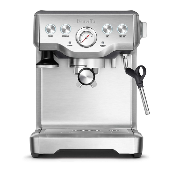 Breville Infuser BES840XL Series Instruction Book
