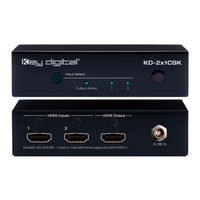 Key Digital KD-2x1CSK Operating Instructions Manual
