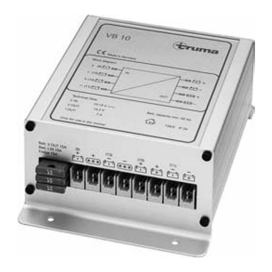 Truma VB 10 Operating Instructions & Installation Instructions