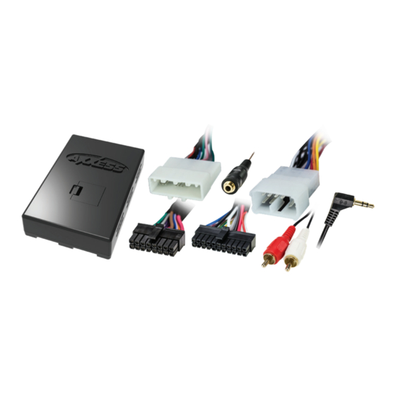 Axxess AXDIS-TY2 Installation Instructions Manual