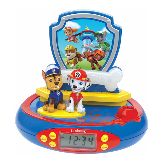 LEXIBOOK Paw Patrol RP500PA Instruction Manual