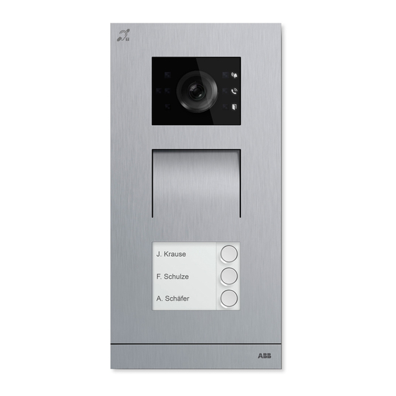 ABB Welcome IP H81381P Series Manuals