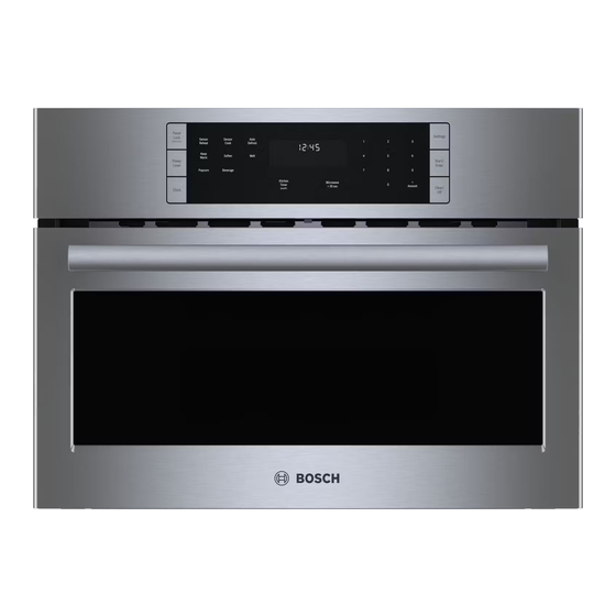 Bosch 500 Series Use And Care Manual