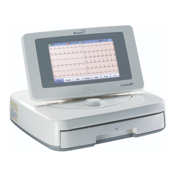 Bionet CardioXP Operation Manual