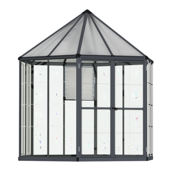 Palram CANOPIA OASIS 8 2x2.5 How To Assemble