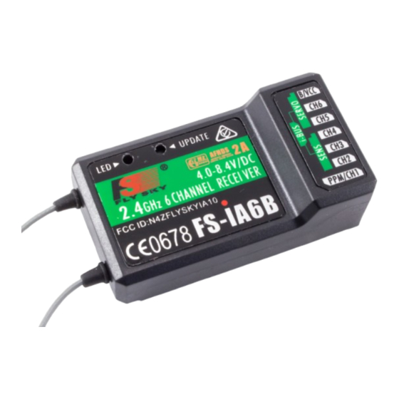 FlySky FS-iA6B Quick Start Manual