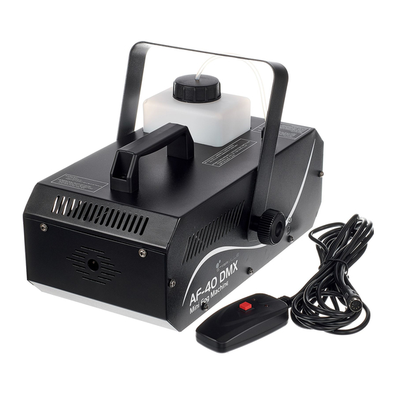 thomann Starville AF-40 DMX User Manual