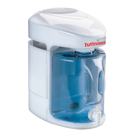 Tuttnauer 9000 Use & Care Manual