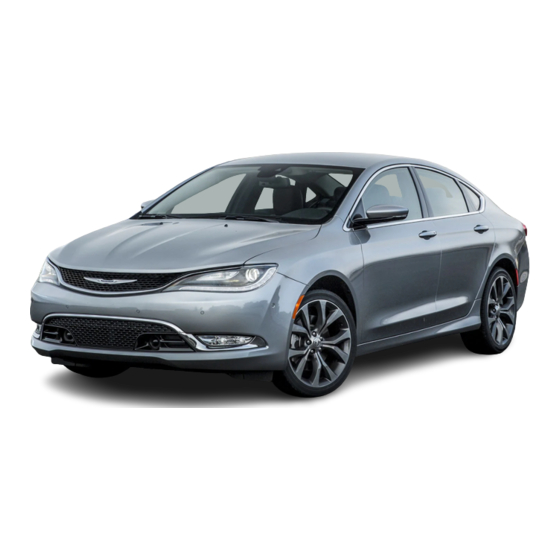 Chrysler 200 2016 User Manual