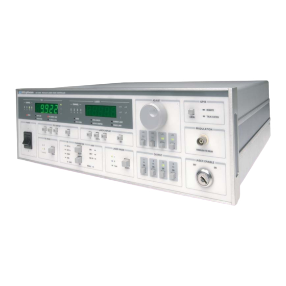 ILX Lightwave LDC-3900 User Manual