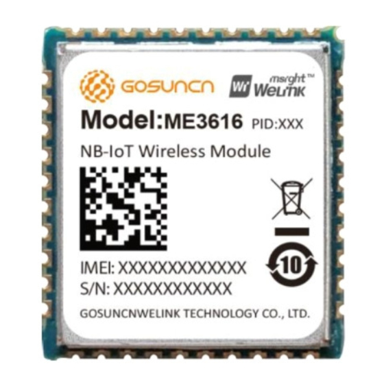 GOSUNCN WeLink ME3616 Manuals