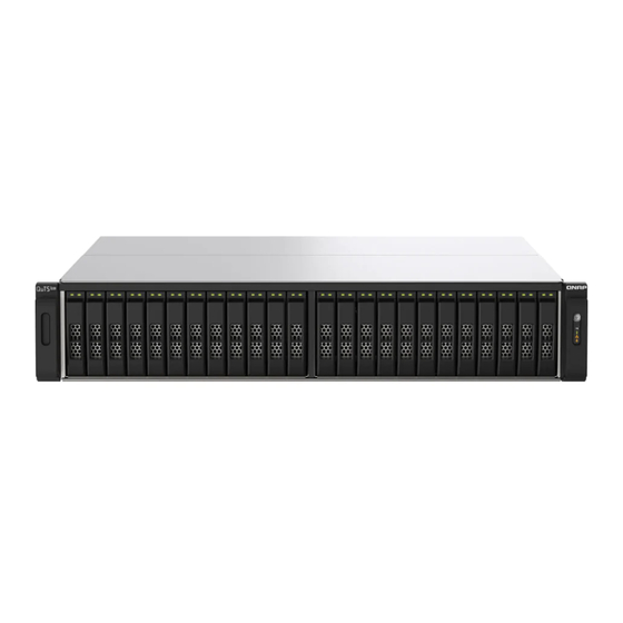 QNAP TS-h3088XU-RP All-Flash NAS Storage Manuals
