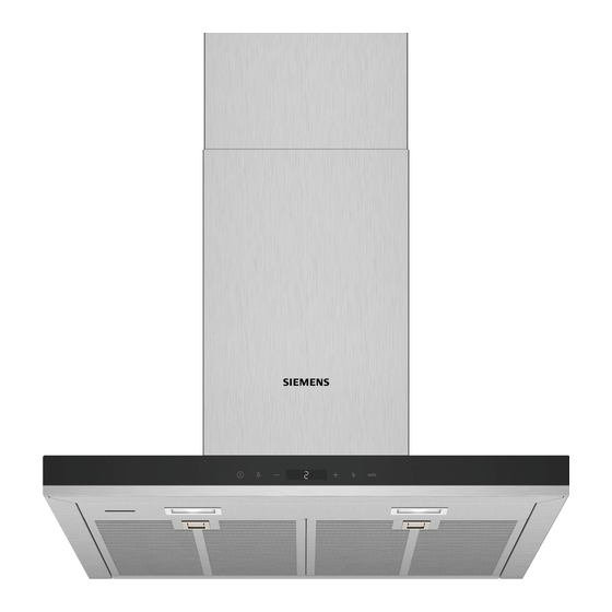 Siemens LC97BIR55 User Manual And Installation Instructions