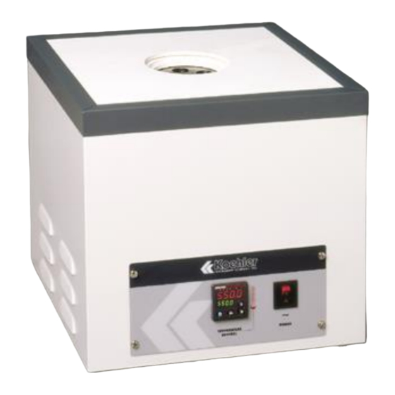 Koehler K271 Series Operation And Instruction Manual