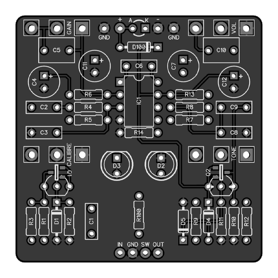 PedalPCB Pumbaa Distortion Manual