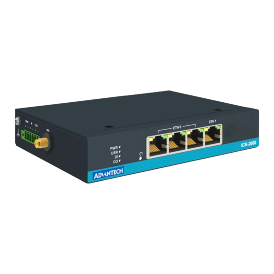 Advantech ICR-2501 Hardware Manual