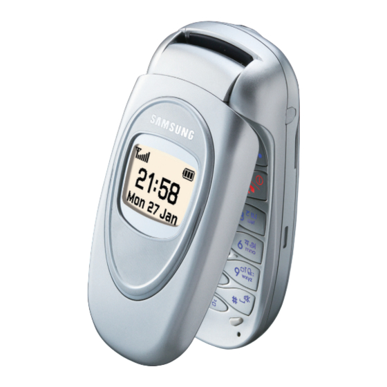 Samsung SGH-X460 Manual