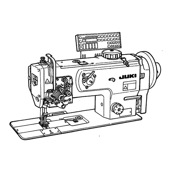 JUKI LU-1560 Instruction Manual