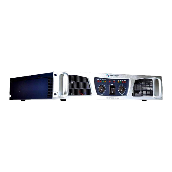 TECshow CONCERT SERIES User Manual