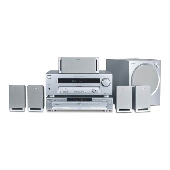 Sony HT-6600DP Owner's Manual