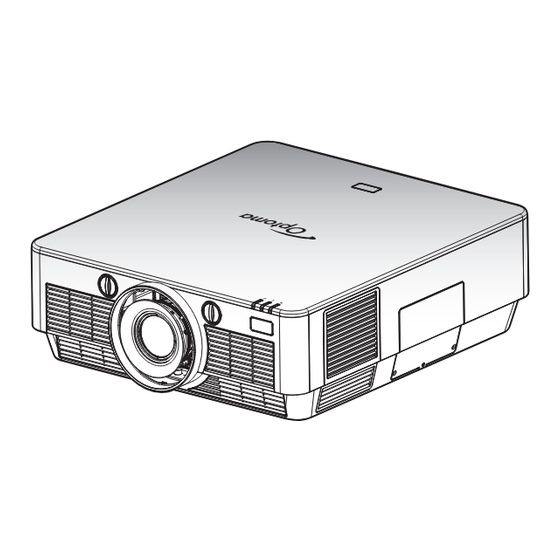 User Manuals: Optoma 4K500 Ultra HD Projector