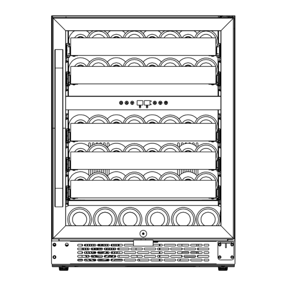 Vinotemp VT-46SSDST Built-in Compressor Manuals