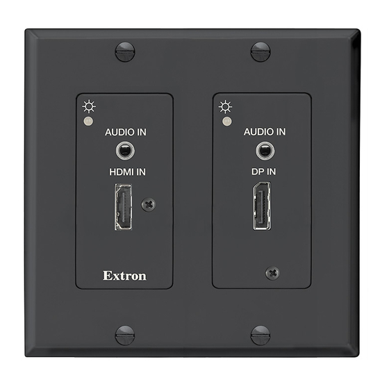 Extron electronics DTP T DWP 4K D Series User Manual