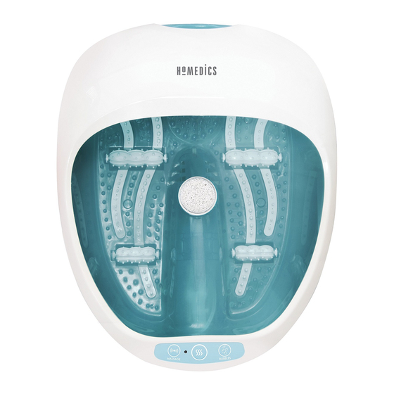 HoMedics spa FS-250-EU Instruction Manual