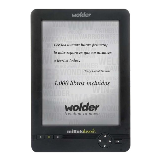 Wolder miBuk ilusion User Manual