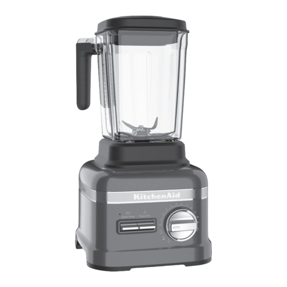KitchenAid POWER PLUS 5KSB8270 Product Manual